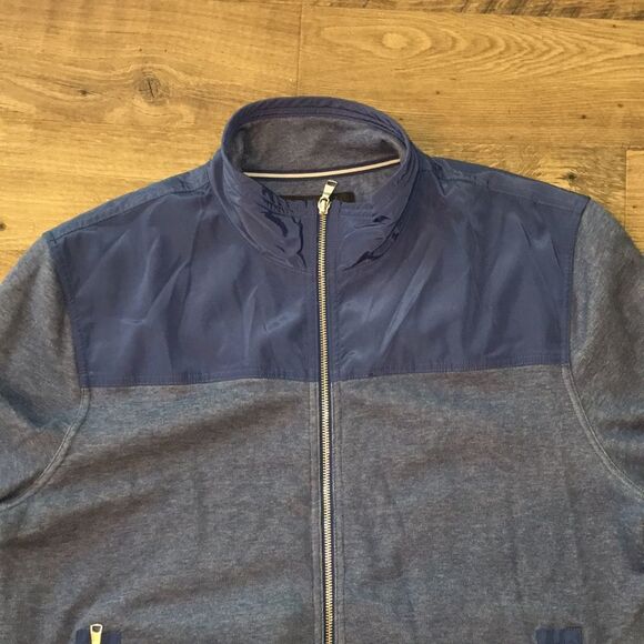 Banana Republic Blue 2 Tone track Work out jacket - Picture 3 of 3